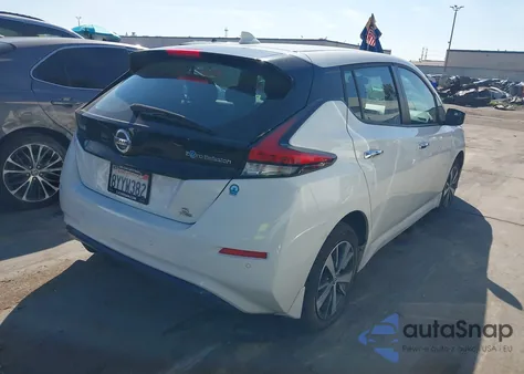 2022 Nissan Leaf S Plus 62 Kwh z USA, uszkodzony, nr VIN 1N4BZ1BV2NC553371